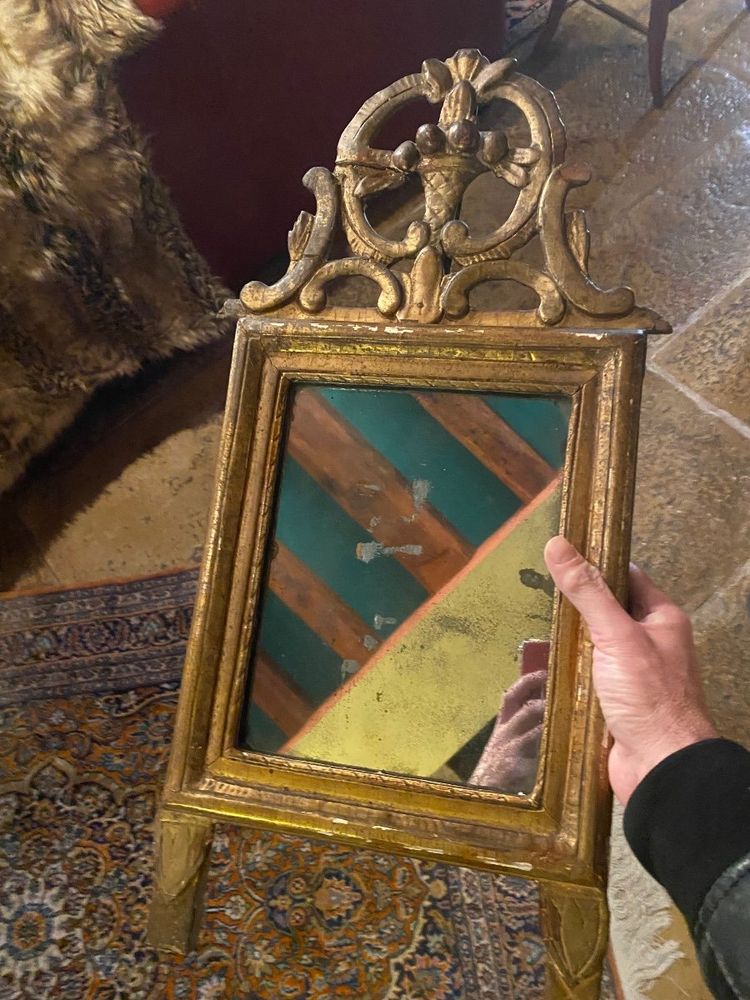Specchio provenzale di Beaucaire del XVIII secolo