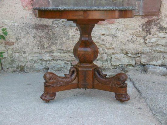 Dolphin Pedestal Table