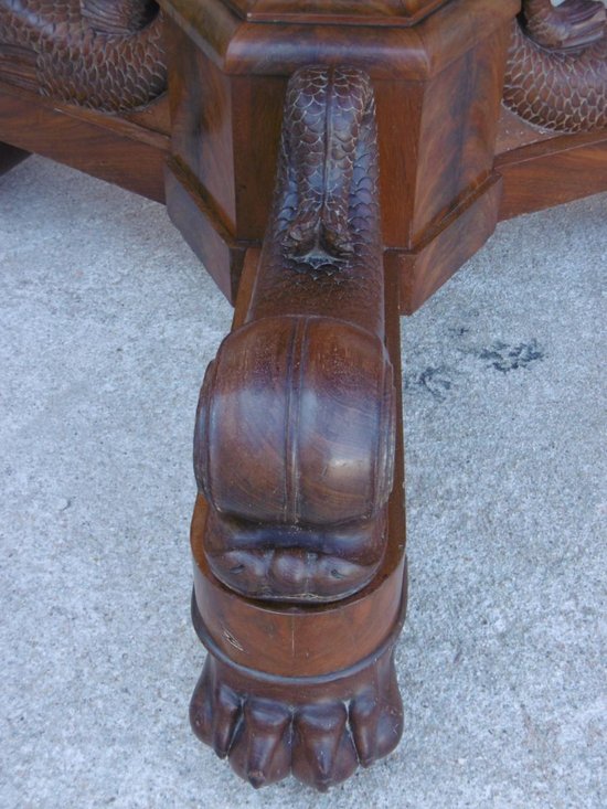 Dolphin Pedestal Table