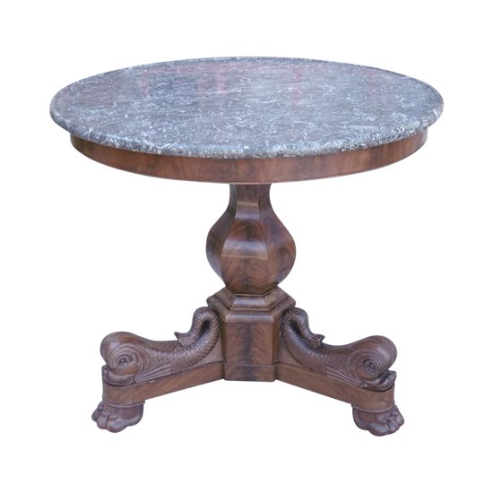 Dolphin Pedestal Table