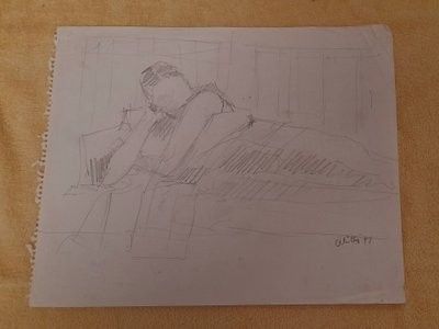 Claude Aliotti femmes dessins techniques différentes 