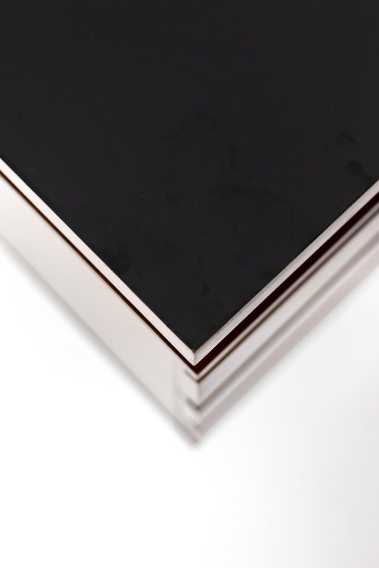 Pierre Guariche, Bureau en acajou et métal laqué, années 1960 LS61131725R