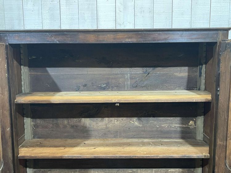 Low Louis XV style cupboard in 19th century walnut