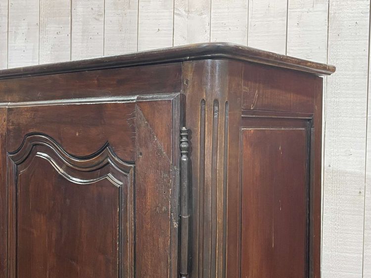 Low Louis XV style cupboard in 19th century walnut