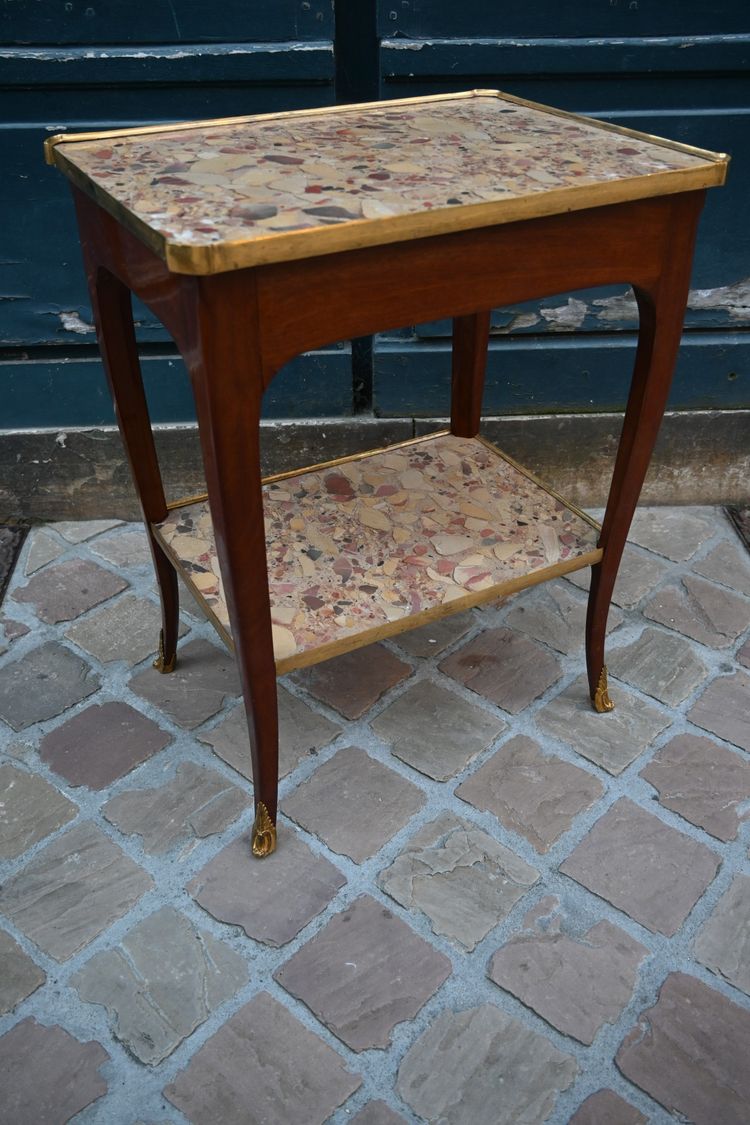 Rare Louis XV period 18th century amaranth coffee table