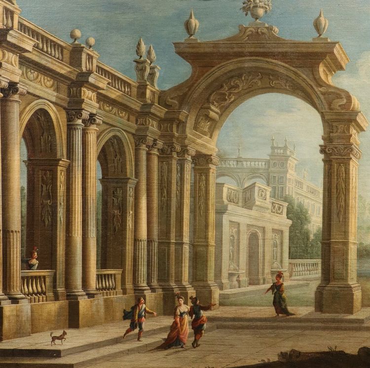 Pier Francesco Garola (turin 1638 - Rome 1716), Architectural Capriccio