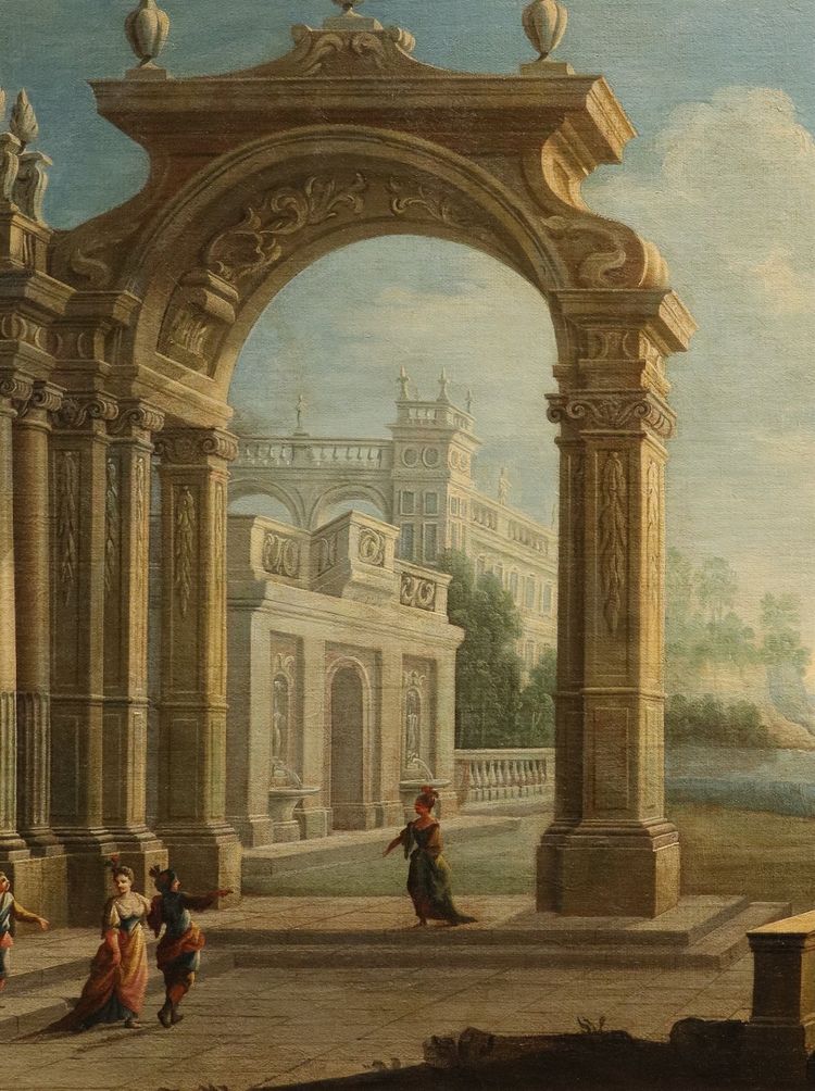 Pier Francesco Garola (turin 1638 - Rome 1716), Architectural Capriccio