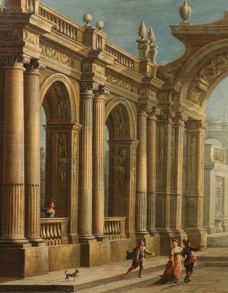 Pier Francesco Garola (turin 1638 - Rome 1716), Architectural Capriccio