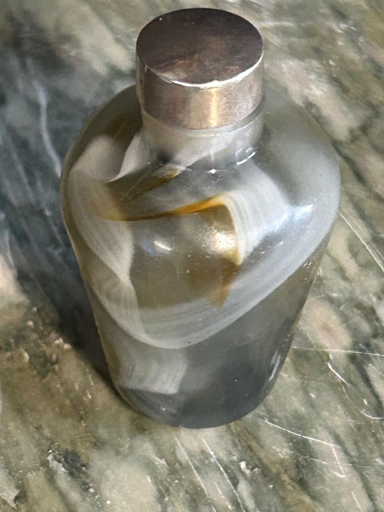 Tabacchiera cinese in agata della fine del XIX secolo o dell'inizio del XX secolo - Snuff bottle - Cina