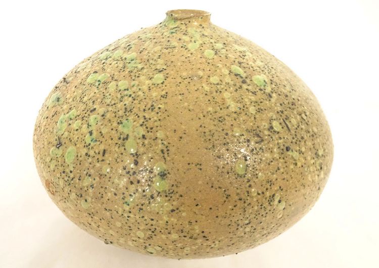 Kugelvase Keramik signiert Otto Meier Deutschland vintage 1950-70 XX. Jahrhundert