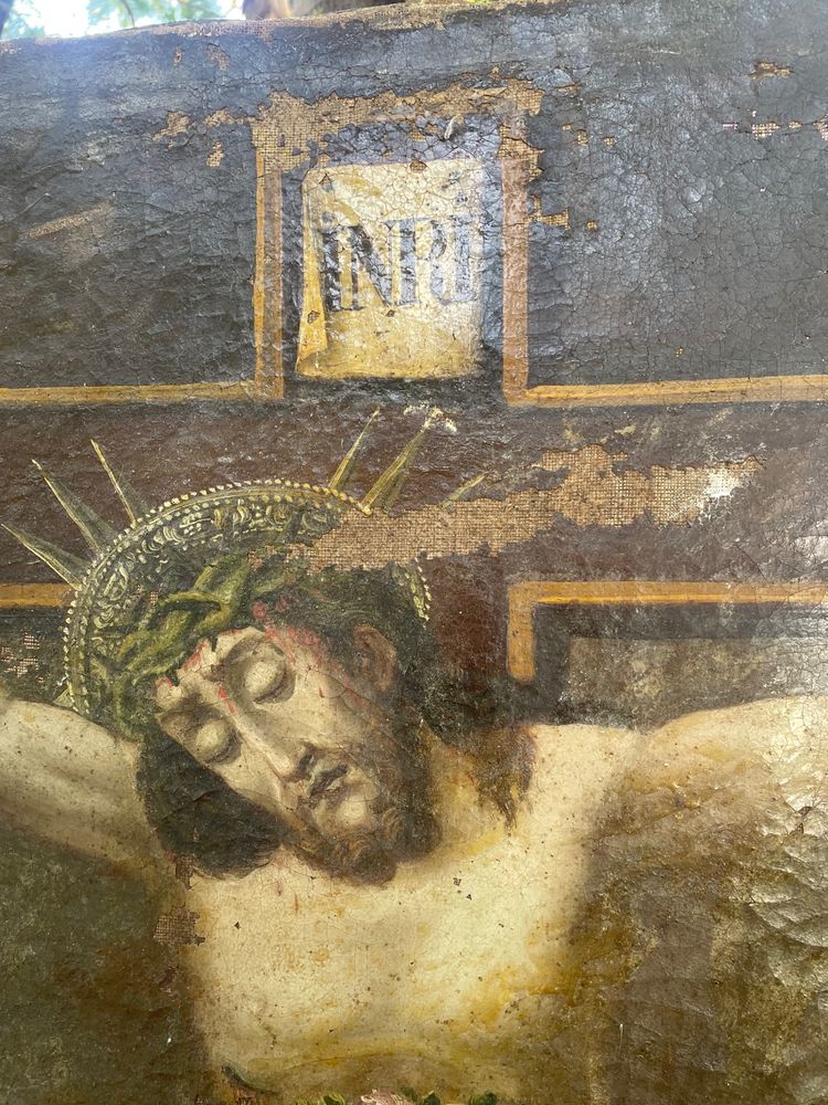 Tableau scène religieuse 