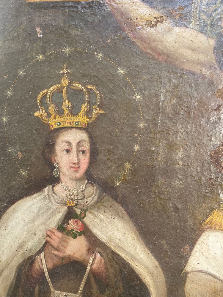 Tableau scène religieuse 