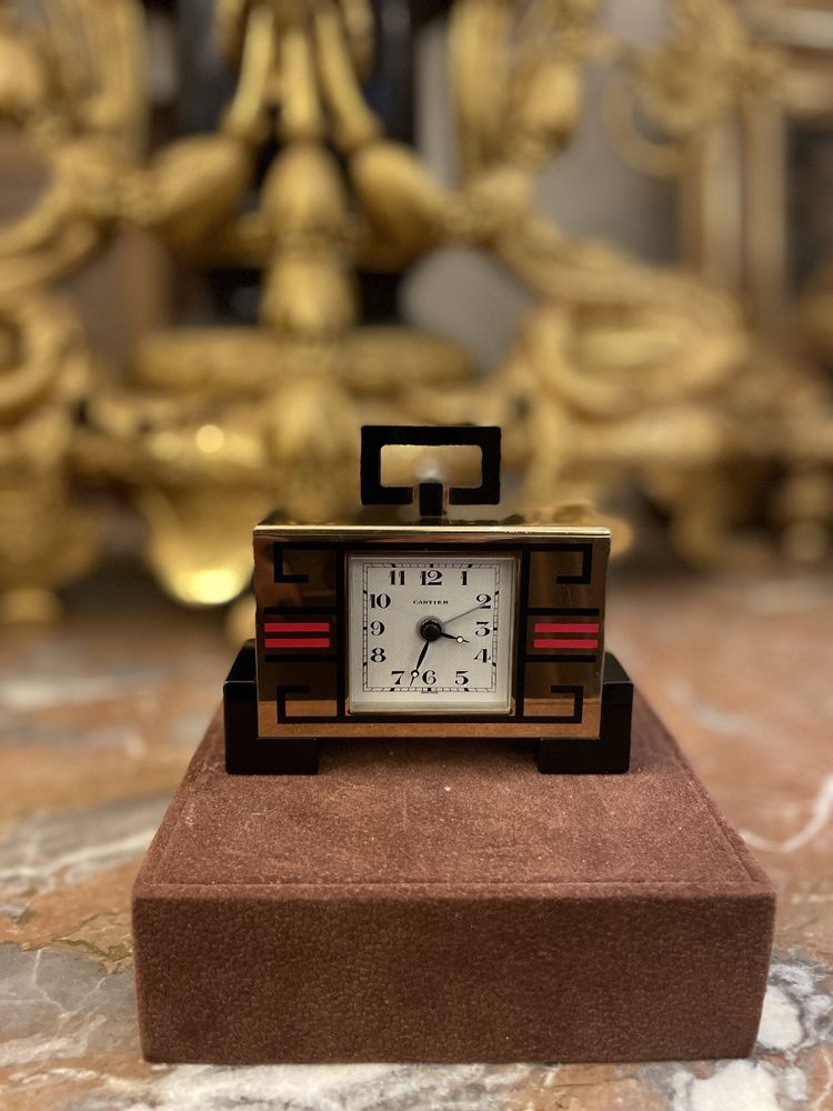 Maison Cartier desk clock in perfect condition