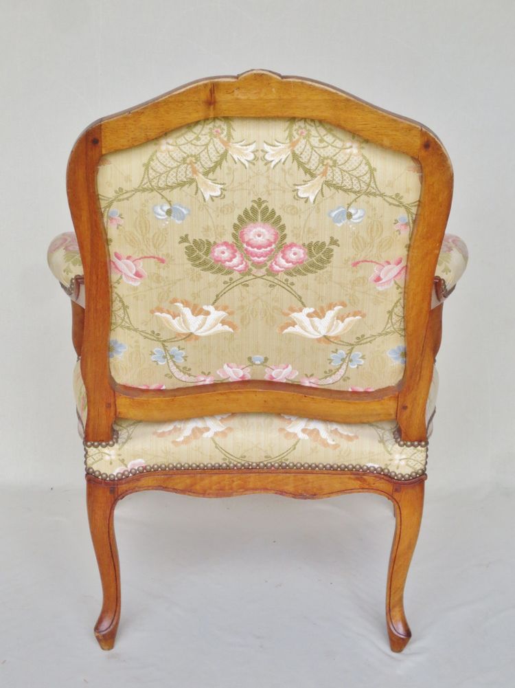 Pair of Louis XV style armchairs.