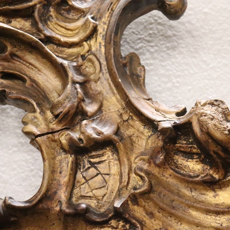 Grande specchio da parete antico, Italia, fine XIX secolo