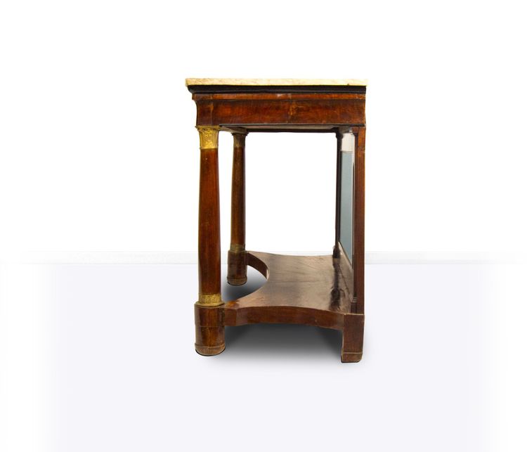 Console en noyer, début du XIXe siècle