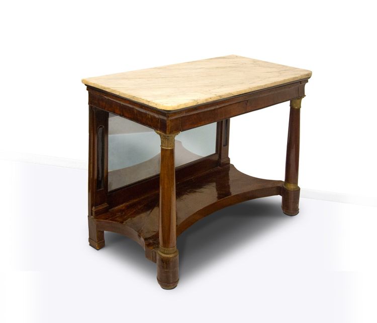 Console en noyer, début du XIXe siècle