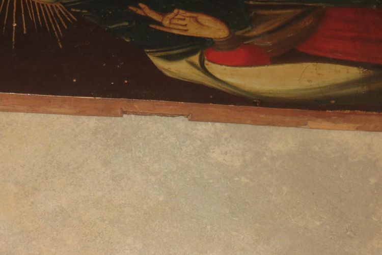 St Nicolas, Icône Grecque époque Début 19ème.