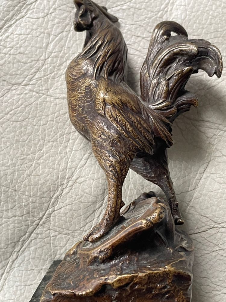 Coq gaulois bronze de Ch.paillet