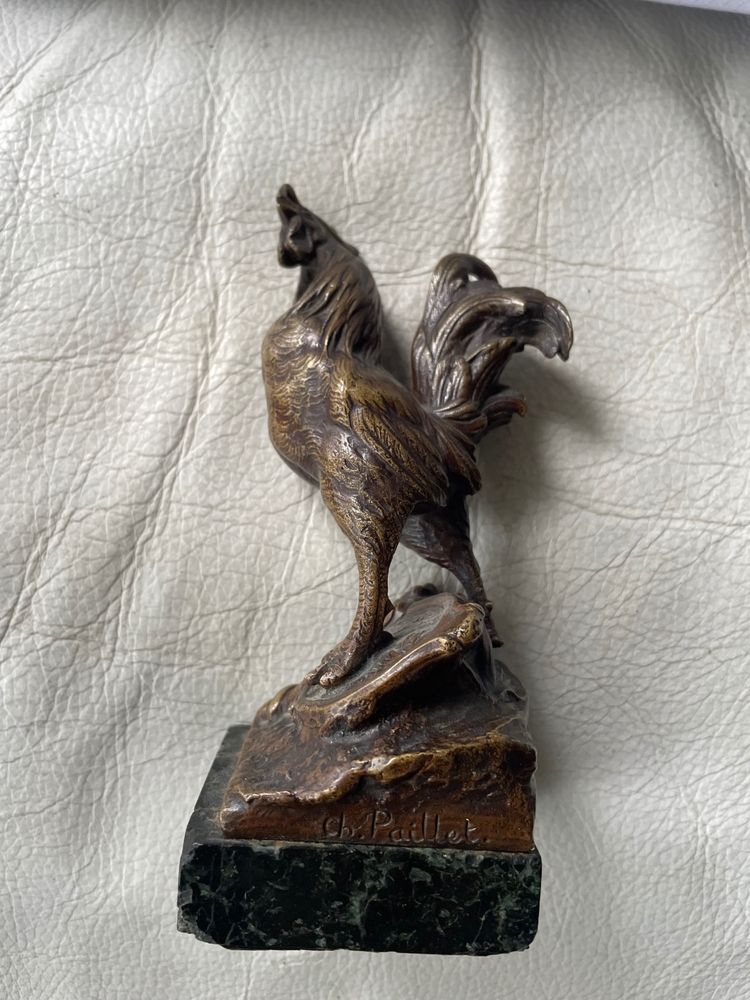 Coq gaulois bronze de Ch.paillet