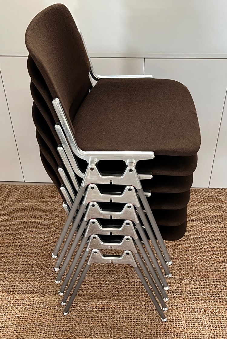 DSC 106 chairs by Giancarlo Piretti for Castelli, Italy 1970s