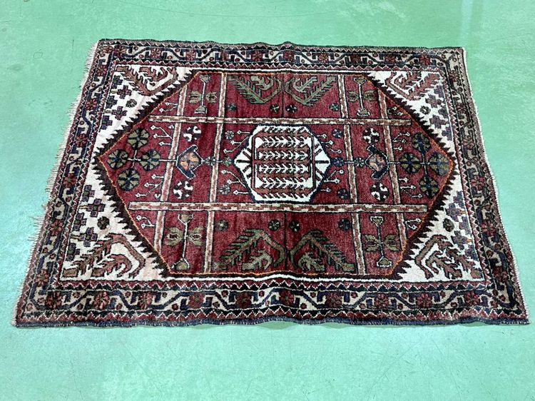 Handgeknüpfter iranischer Wollteppich, 1,48 m x 1,14 m