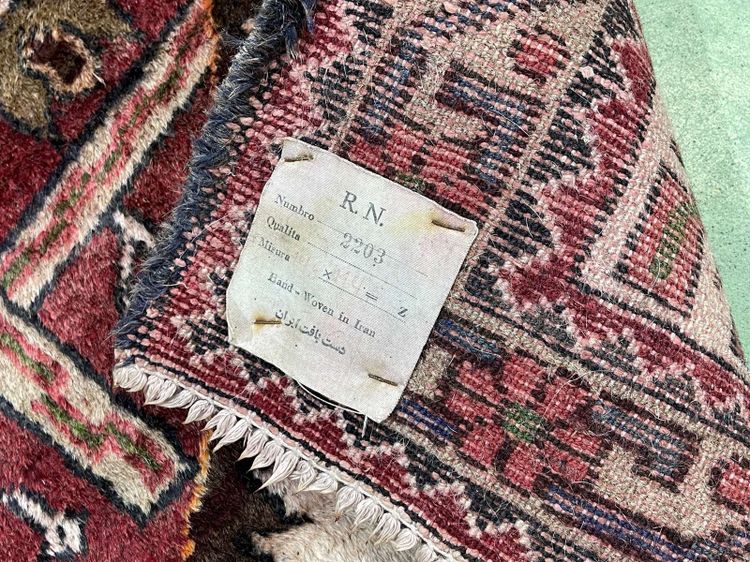 Handgeknüpfter iranischer Wollteppich, 1,48 m x 1,14 m