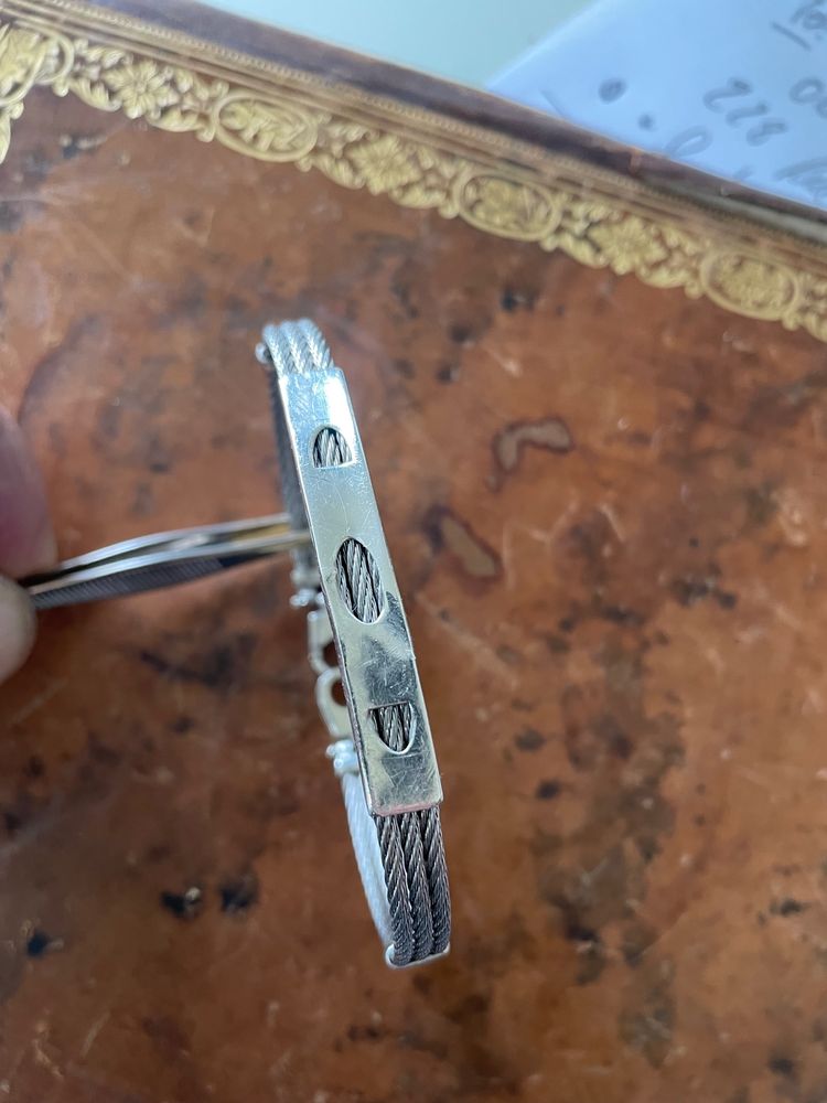 Bracelet argent et acier 
