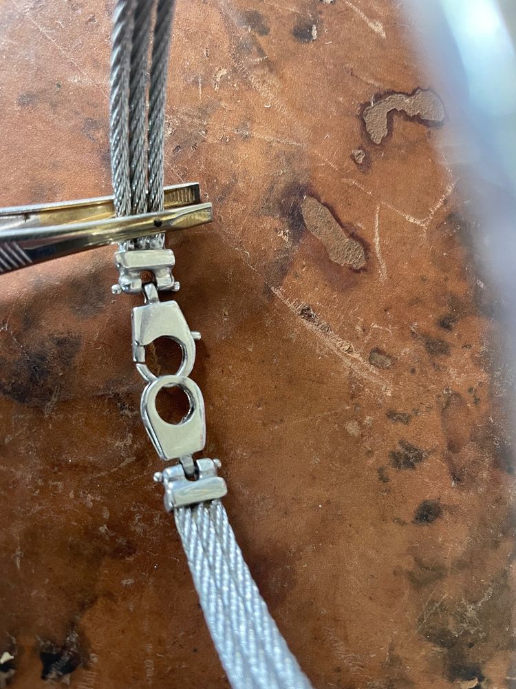 Bracelet argent et acier 