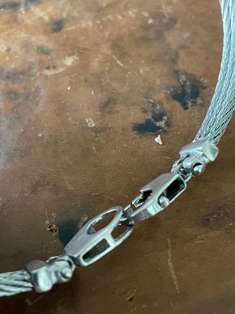 Bracelet argent et acier 