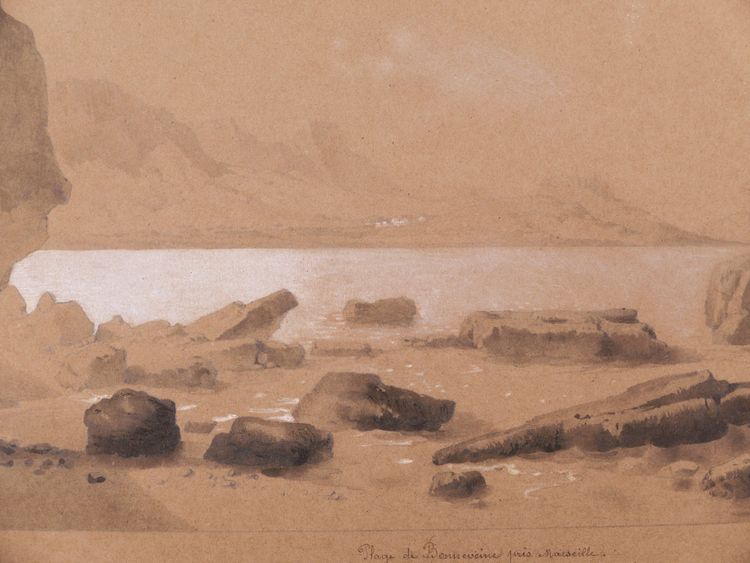 Théodore CARUELLE D'ALIGNY, Bonneveine Beach near Marseille