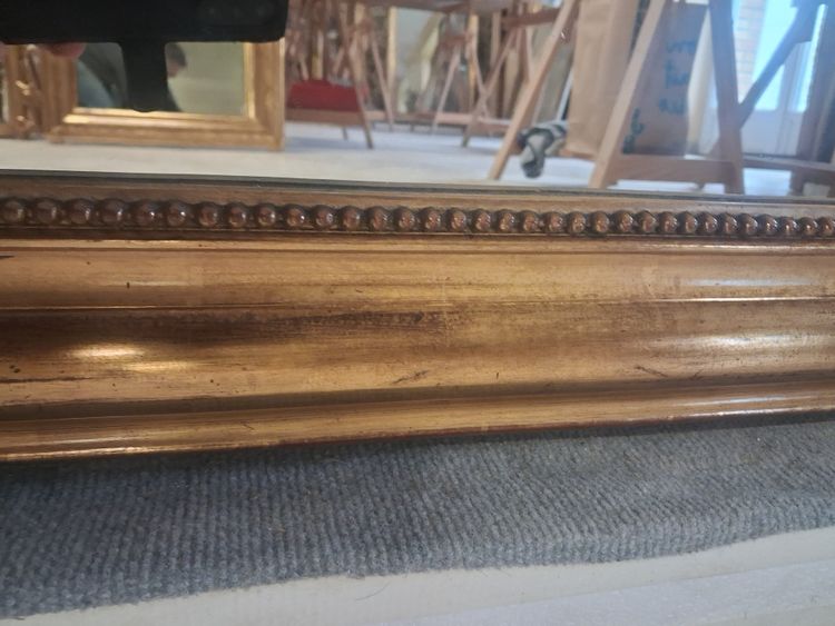 Miroir Louis Philippe à fronton 154 x 98