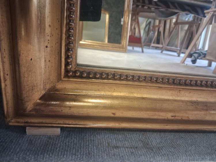 Miroir Louis Philippe à fronton 154 x 98