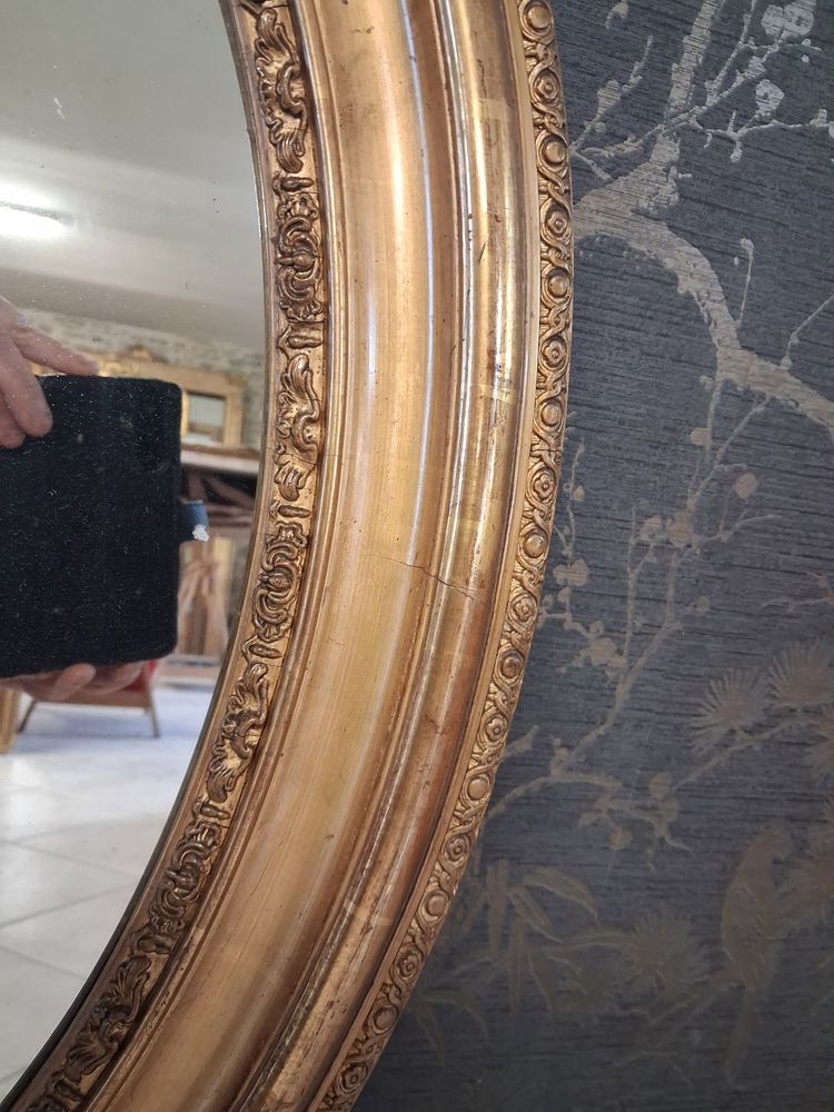 Specchio ovale Luigi Filippo 82 x 72