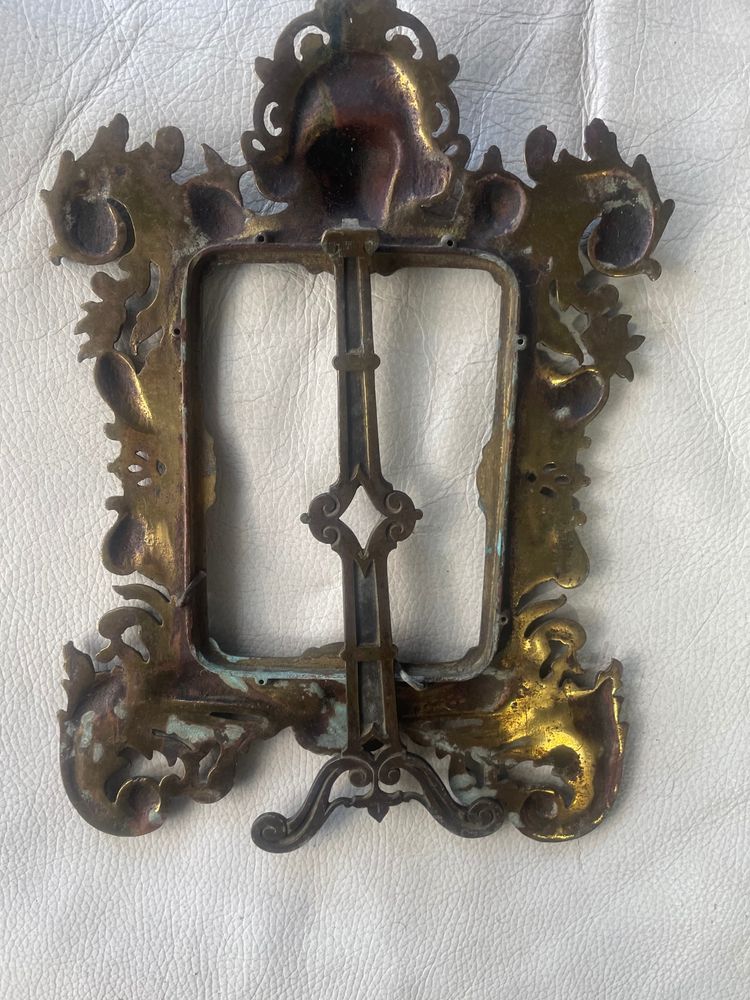 Bronzener Fotohalter