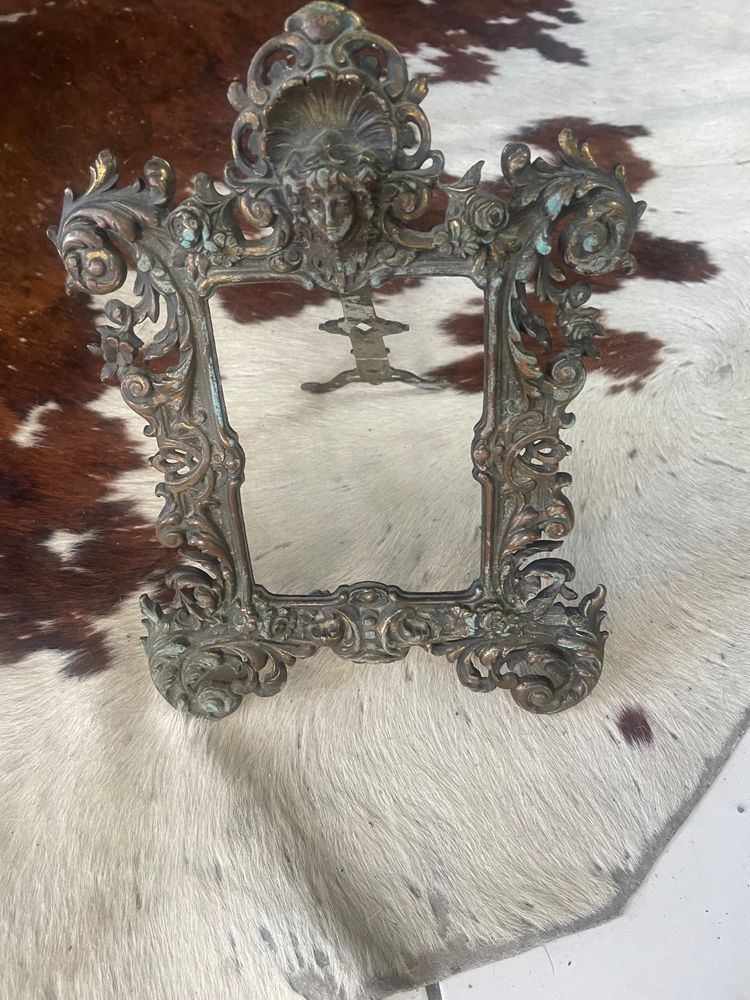 Bronzener Fotohalter
