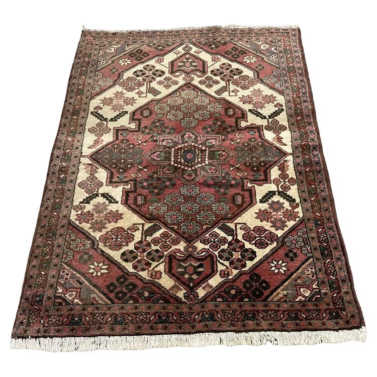 Handmade Iranian wool rug - 1.54m x 1.07m - Rug... | Antikeo