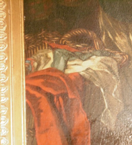 Olio su tavola Nel gusto di Greuze