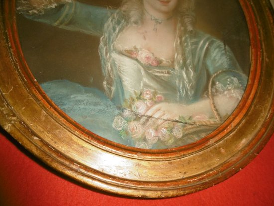 "Roslin" pastel 18th