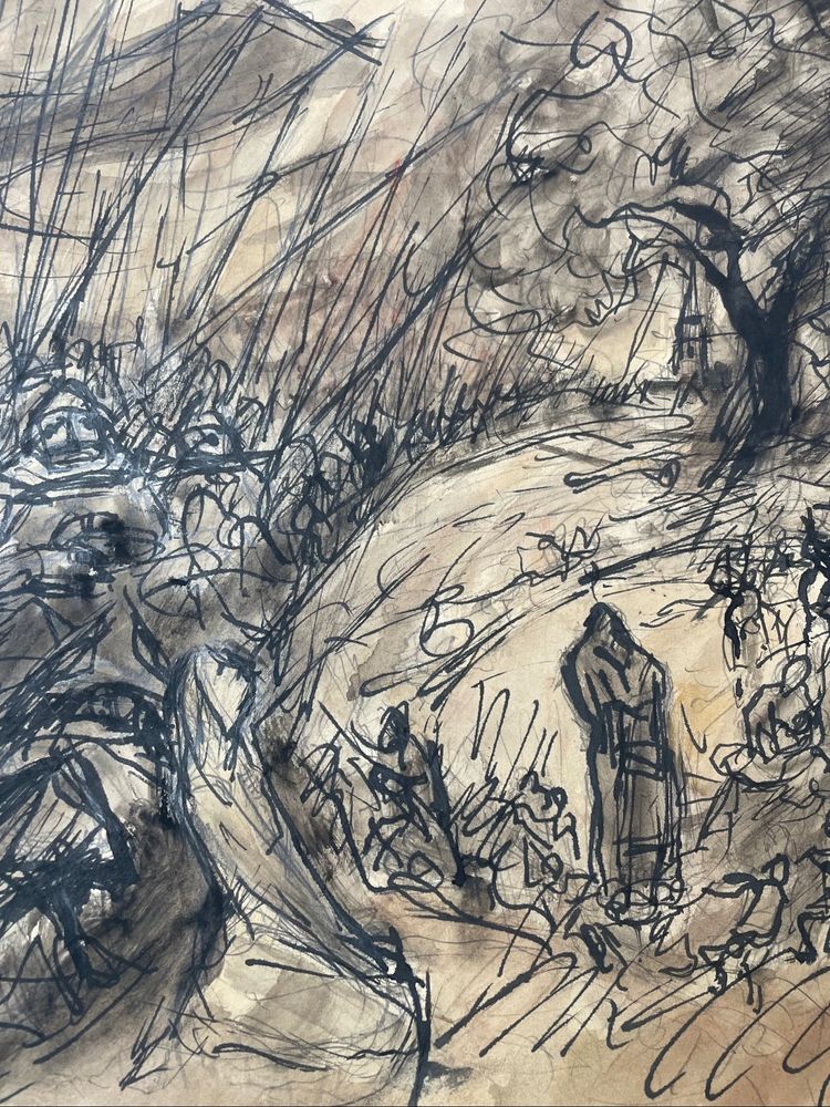 Dessin encre de Léonard Bordes 