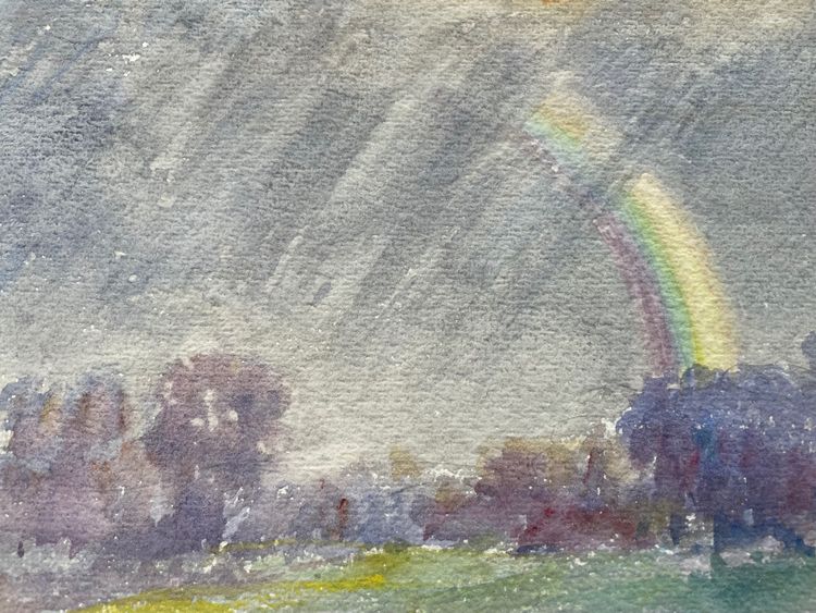 Paesaggio arcobaleno