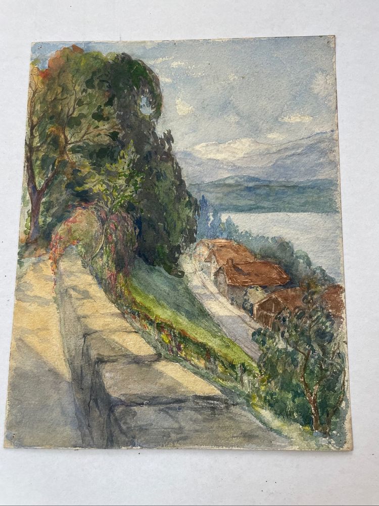 Route de montagne ensoleillée 