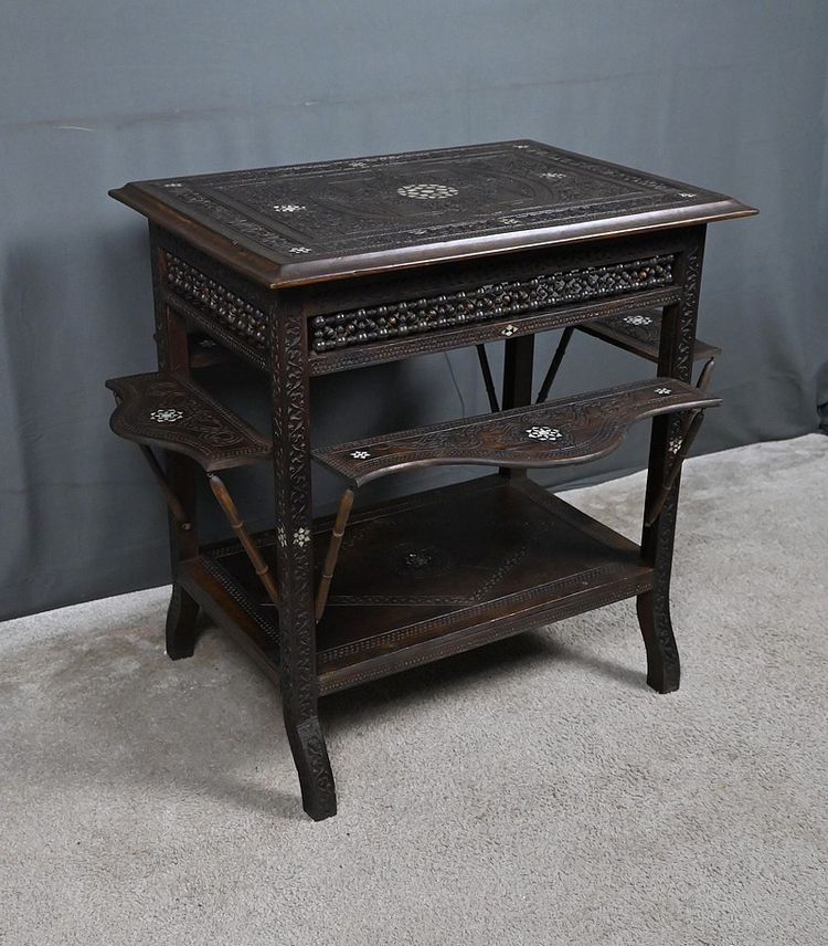 Table Syrienne en Noyer – Fin XIXe