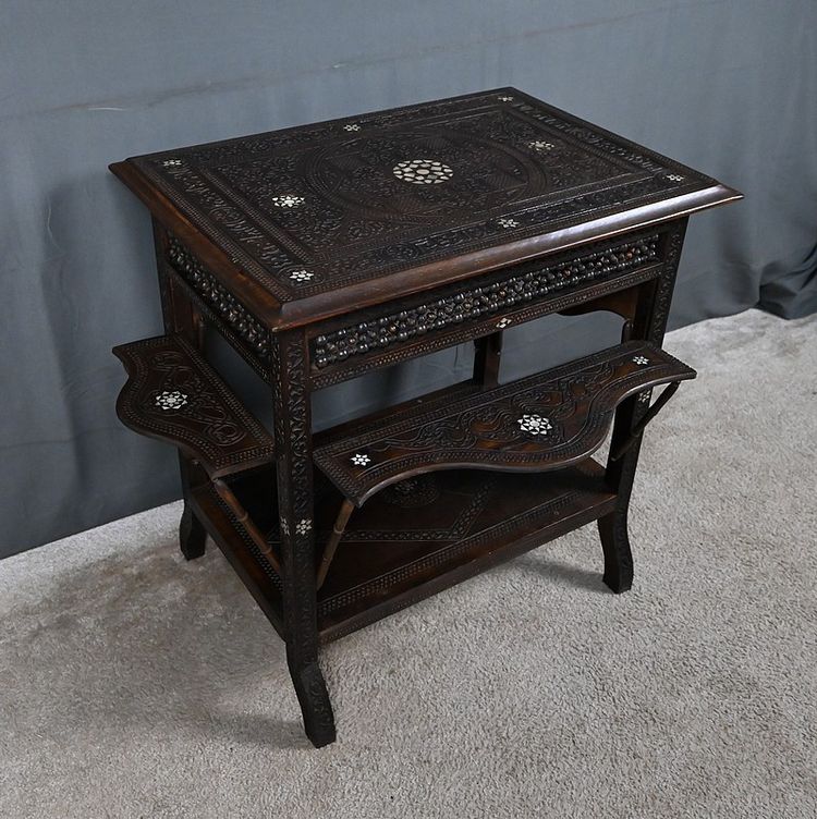 Table Syrienne en Noyer – Fin XIXe