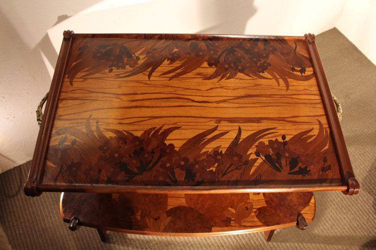  Table à thé Art Nouveau de L-Majorelle