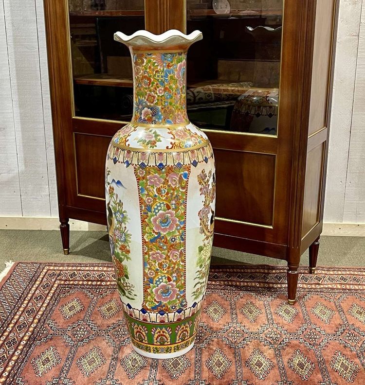 Große chinesische Vase aus dem 20. Jahrhundert