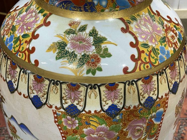 Große chinesische Vase aus dem 20. Jahrhundert