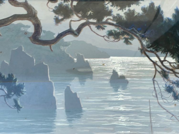 Le voilier en bord de mer 