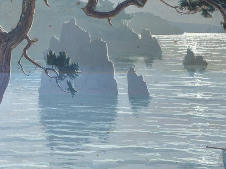 Le voilier en bord de mer 
