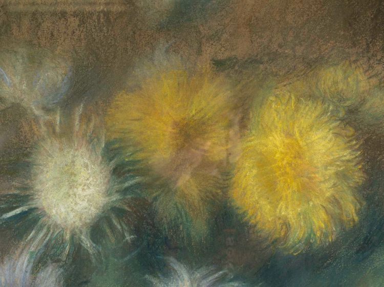Toshio Bando (1895–1973) Chrysanthemenblüten oder Kikus